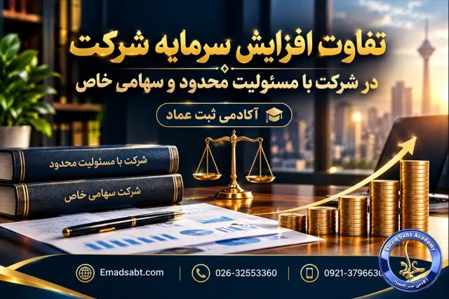 تفاوت افزایش سرمایه شرکت در شرکت با مسئولیت محدود و سهامی خاص