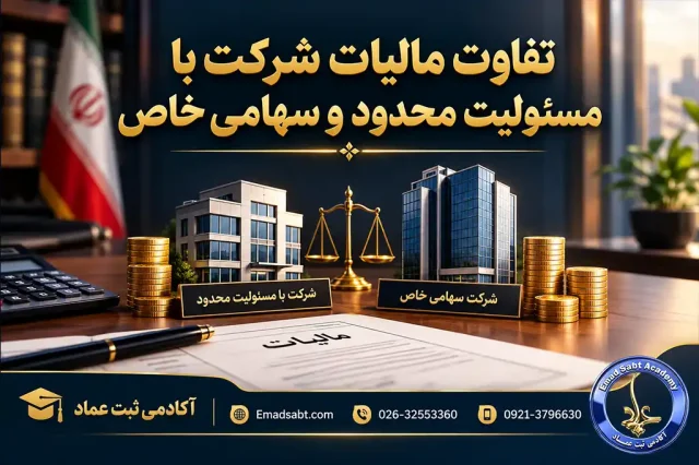 تفاوت مالیات شرکت با مسئولیت محدود و سهامی خاص