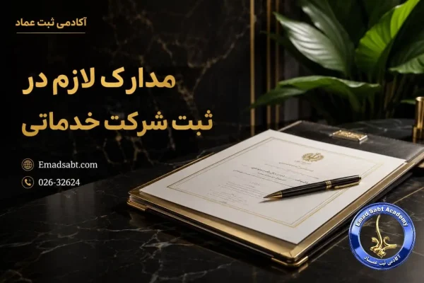 مدارک لازم در ثبت شرکت خدماتی