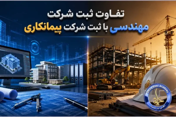 تفاوت ثبت شرکت مهندسی با ثبت شرکت پیمانکاری