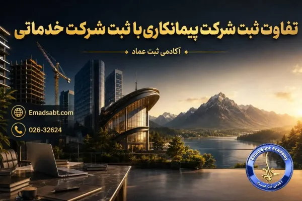 تفاوت ثبت شرکت پیمانکاری با ثبت شرکت خدماتی