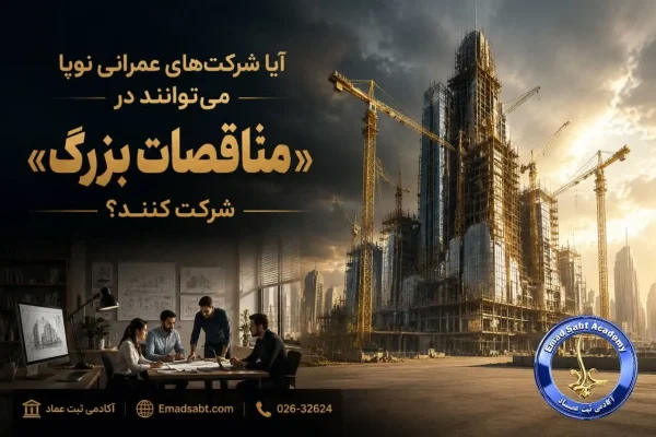آیا شرکتهای عمرانی نوپا میتوانند در «مناقصات بزرگ» شرکت کنند؟