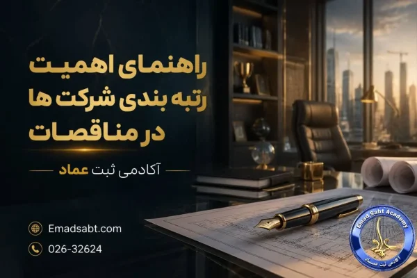 راهنمای رتبه بندی شرکت های پیمانکاری