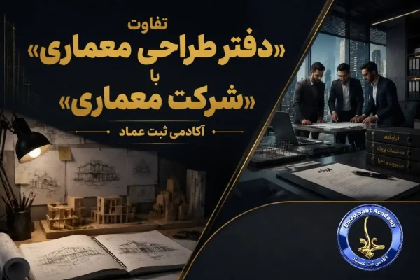 تفاوت دفتر طراحی معماری با شرکت معماری
